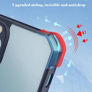 Atveju, Mobilusis Telefonas Priedai, atsparus smūgiams oro Pagalvė Padengti Bamperis Skaidrios Iphone12 Pro Max Atveju, 