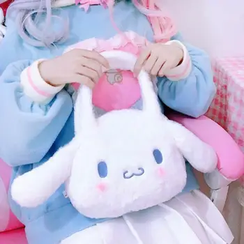 25Cm Animacinių filmų Japonijos Anime Duomenys Sanrio Pliušinis Stuffetd Lėlės Mielas Babycinnamoroll Rankinėje Monetos Rankinėje Gimtadienio Dovana Žaislai Mergaitėms