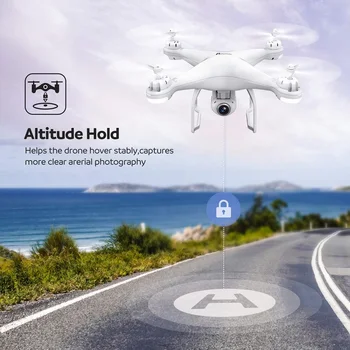 Potensic Profesionalus GPS Drone Wifi FPV Sraigtasparniai su 2K FHD vaizdo Kamera Auto Grįžti Namo Aukščio Laikyti RC Quadcopter 1/2 Baterijos