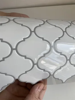 Mozaikos Vinilo Lipdukas Lipni, Tapetai, 3D Žievelės ir Klijuoti Sienų Plytelės Virtuvės ir Vonios Backsplash 