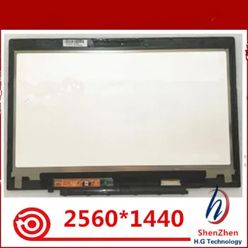 Originalus Lenovo X1 Anglies LP140QH1 SPA2 LP140QH1-SPA2 LCD Jutiklinis Ekranas skaitmeninis keitiklis komplektuojami su Rėmo Bezel LP140QH1 (SP)(A2)