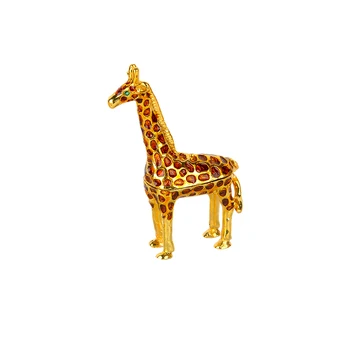 Crystal Žirafa Papuošalų Dėžutė Mielas Gyvūnų Pakabukas Vestuvių Suvenyrų Valentino Dienos Dovana Draugui Namų Darbastalio Apdaila