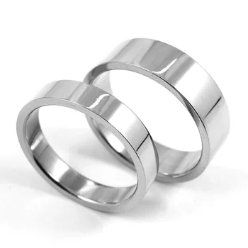 Naujas Europos ir Amerikos žiedai, vyriški asmenybės pora paprasta titano plieno vyriški papuošalai uodega žiedas mados žiedas populiarus