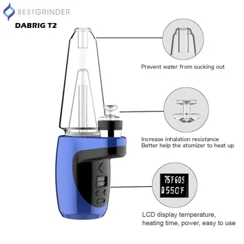 DABRG T2 Dūmo Arabų Stiklo Dūmų Ginklą Premium Kūrybos Vamzdis Dūmų Priedai Nustatyti kaljanas stiklinės vandens pypkių rūkymas