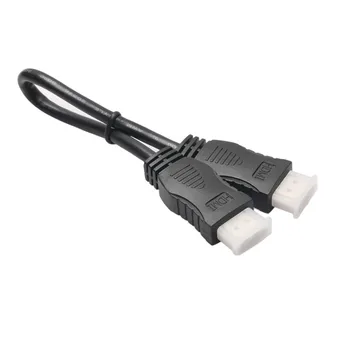 Kabelis HDMI Adapteris-suderinama Ethernet Channel High Speed HDMI suderinamus Su Ethernet CL2 Reitingų Juoda Kabelis M/M 25cm Naujas