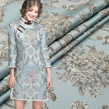 Reljefinis žakardo suknelės audinys, kurį metrų aukštos kokybės Europos stiliaus namų tekstilės audiniai, siuvimo audinio maišelį ir suknelė