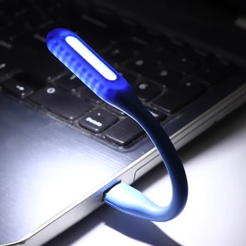 1PC Lankstus Mini USB LED Šviesos Lempa Už Kompiuteris Notebook Laptop Šviesus Nešiojamojo kompiuterio Priedai