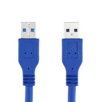 USB 3.0 Duomenų Kabelis Vyrų Vyrų prijungimo Kabelis USB Didelės Duomenų Kabelis Pratęsimo Greičio Perdavimo Kabelis 0,6 m, M6M1
