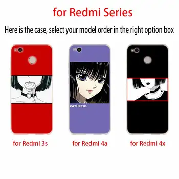 Minkštas Atveju Xiaomi Redmi 9A 8A 7A Pastaba 10 9 8 7 Pro Max 10S 9S 8T Prabanga Padengti anime tumblr