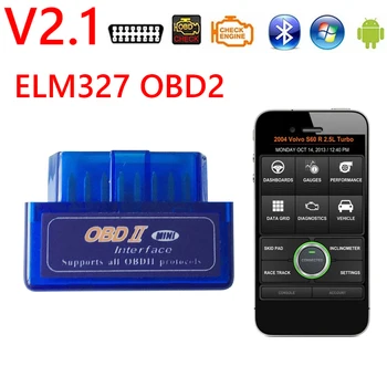 ELM327 V2.1 OBD2 Skaneris Mini OBD 2 II Patikrinti Variklio Šviesos Kodas Skaitytojas Automobilių Diagnostikos Įrankis, skirtas 