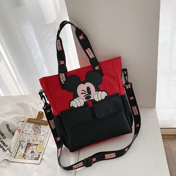 Disney Mickey mouse nailono mokyklos mokytojas maišelį vidurinės mokyklos studentas maišelį womem messenger pečių maišą berniukų, mergaičių rankinės