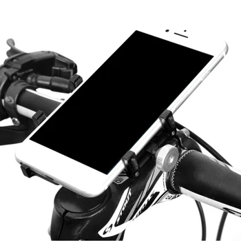 Mobiliojo Telefono Laikiklis Laikiklis Sėdynės, Navigacija, Reguliuojama Aliuminio Lydinio Anti-Slip Mountain Road Motociklo Dviratį Dviračiu Jojimo