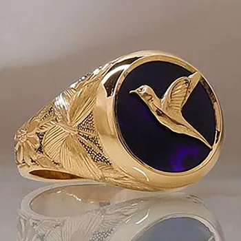 2021 tendencija Kūrybos Aukso Dove Paukštis, Drugelis Gyvūnų Žiedas moteriški žiedai mielas papuošalai vestuvinis žiedas gotikos Bijouterie Moteris