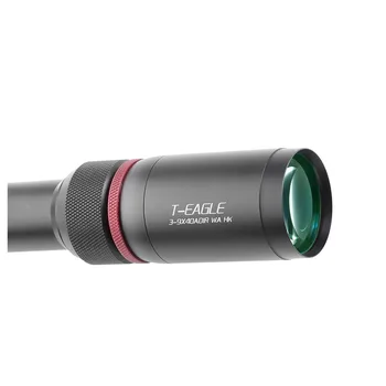 T-EAGLE Taktinis Riflescope Spotting scope už Medžioklės Šautuvas Optinis Kolimatorius Ginklą Akyse Raudonos, Žalios Šviesos SR3-9X40AOIR