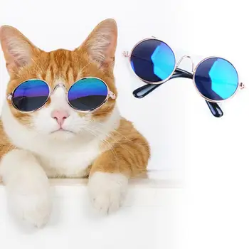 Puikus Akiniai Katė Pet products Akis nešioti Akinius nuo saulės, Mažųjų Šunų Kačių Augintinių Nuotraukas Rekvizitai Priedai populiariausi Pet products