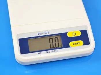Skaitmeninis LCD Virtuvės Svorio, Dietos, Maisto Elektroninio Pašto G Masto WFAU 3 kg/0,5 g 2Kg/0.1 g