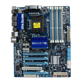 Už Gigabyte GA-X58A-UD3R Originalus Plokštė LGA 1366 Intel X58 DDR3 USB3.0 SATA III Core i7 CPU Naudojamas Darbalaukio Mainboard