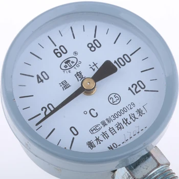 Vamzdis Dial Termometras Bimetalinė Temperatūros Indikatorius 0-120 Laipsnių, Tvirtos, Tikslios, 0-120 Laipsnių