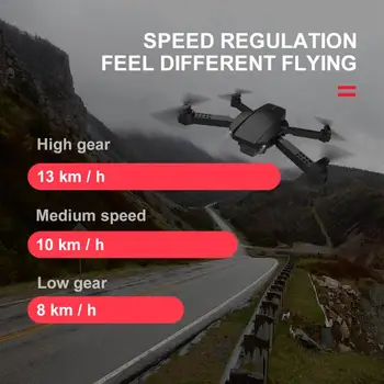 F97 RC Mini Drone Su 4K HD Dual Camera aerofotografija WIFI FPV Sulankstomas Patvarus Quadcopter Aukštis Turėti Žaislų, Drone 4k Žaislai