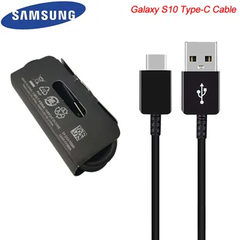 Originalus Samsung USB 3.1 C Tipo Kabelis, 100CM Greito Įkrovimo Laidas Galaxy A91 A71 A51 A31 A50 M21 M31 S8 S9 S10 Plus Pastaba 8 9 10
