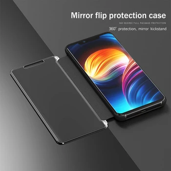 Smart veidrodis atveju, Huawei P Smart 2019 Atveju Aiškiai Matyti, Telefono dėklas, Skirtas 
