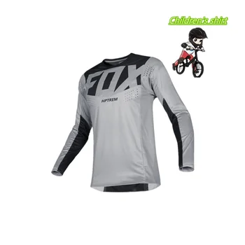 Camiseta de carreras todoterreno para niños, camiseta ESU RF para ciclismo, Jersey para motocicleta, Motokroso, MTB, DH, MX
