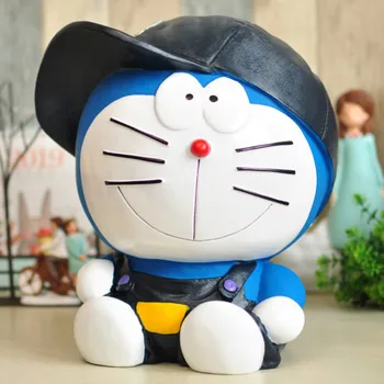 Anime Cartoon Doraemon Pigggy Banko Dekoracijas, Mielas Kūrybos Paveikslas Lėlės Piggy Bank Taupyklė Gali Vaikams, Dovana, Žaislai
