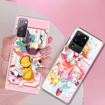 Cardcaptor Sakura Telefono Bumper Case For Samsung Galaxy S21 Ultra S20 FE 5G S10 S10e S8 S9 Plus S20 Plius Korpuso Dangtelį Coque Fundas
