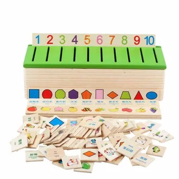Montessori Ugdymo Mediniai Žaislai, Matematikos Žinių Klasifikavimo Pažinimo Atitikimo Vaikų Pažinimo Atitikimo Lauke Dovanos