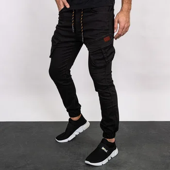 2021 naujos vyriškos Kelnės Atsitiktinis Tactical Kelnes Ilgos Kelnės Vyrams Kelnės Haremo Kelnės Hip Pop Streetwear Atsitiktinis Mados Krovinių Kelnės Vyrams