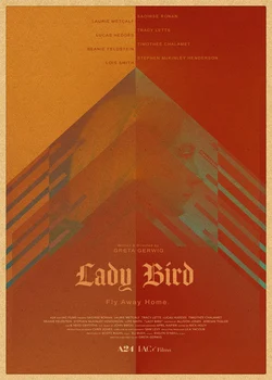 Retro Meno Lady Bird Filmą Greta-Gerwig-Filmas-Saoirse-Rona Filmą Kraftpopieris plakatus Nuotraukas apdaila