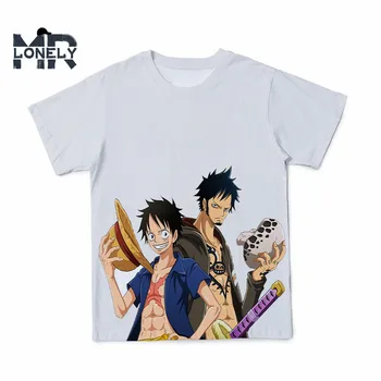 2021 3D Vyrų Marškinėlius One Piece Anime Spausdinimo Kietas White T-shirt Juokinga O-Neck T Shirt Kvėpuojantis Ir Laisvi Vyrai Drabužių 110-6XL