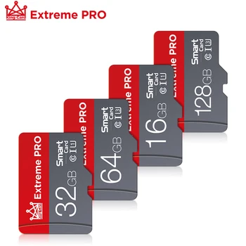 Micro SD TF Kortele 8GB 16GB Didelės spartos 32GB 64GB Flash Atminties, 128 GB 