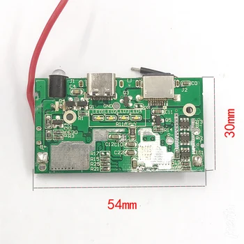 Dual USB Tipo c QC 3.0 Greita Įkrovimo Valdybos Greitas Įkroviklis modulis Li-ion 18650 Ličio Baterija 