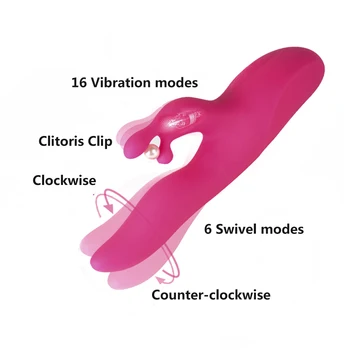 LEVETT Dildo, Vibratoriai Moterims Triušių Sekso Žaislai G Spot Klitorio Įrašą, Skatinti Makšties Wand Massager Suaugusiųjų vibrador Parduotuvė Moterų
