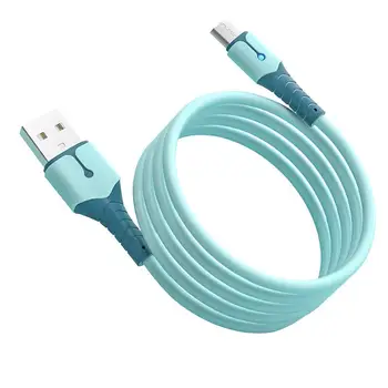 USB Kabelį, Tipas C Įkrovimo Liniją Skystu Silikonu Lempos Greitas Įkrovimas USB Duomenų Laidas Tipas-C 