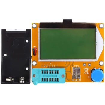 Skaitmeninis LCR Diodų Triode Talpa MOS/PNP/NPN LCR 12864 LCD Ekranas Testeris ESR-T4 Metrų Tranzistorius Testeris