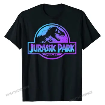 Juros periodo Parkas, Mėlynos ir Violetinės Iškastinio Logotipo Grafinis T-Shirt Marškinėliai Tees Didmeninė Medvilnės 3D Atspausdintas Vasaros vyriški