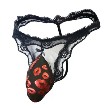 Bailys Seksualus Mens G-String Trimito Dėklas Kelnaitės Bikini Thong Trumpikės Kvėpuojantis Apatiniai Vientisas, Apatinės Kelnės