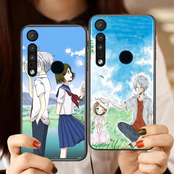 Anime Hotarubi no mori e Motorola G Stylus 5G G8 G9 Žaisti Galios Lite Vienas Huper Marco Sintezės Plius Telefono dėklas