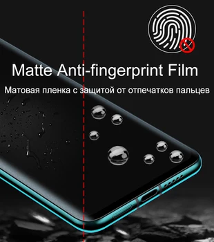 3Pcs Matinis Anti-pirštų atspaudų Hidrogelio Filmas Xiaomi Mi 10T Lite 5G Screen Protector Mi10 10 T Mi10t 10tlite Nr. Apsauginis Stiklas