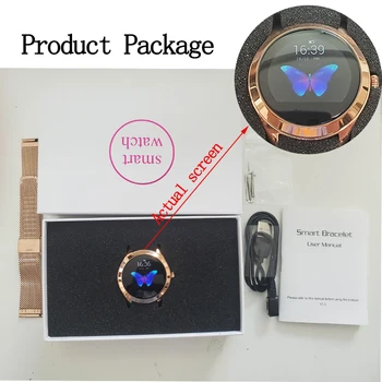 Xiaomi Mijia Smart Watch Moterų Fiziologinius Laikotarpį Apyrankę Širdies ritmo Miego Sporto Stebėti Pranešimą Stumti Smartwatch 