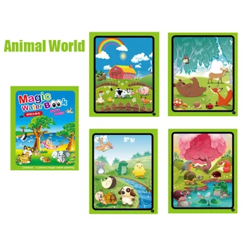 Montessori Žaislai Vaikams Spalvinimo Knygelė Magic Dažymas Vandens Žaislas Piešimo Knyga Vaikams Jutimo Žaislai Ankstyvo Mokymosi Pagalba Vaikams