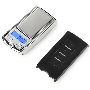 100g/0.01 g Mini Nešiojamų Papuošalų Elektroninė Apimties Balansas Automobilio Raktų Žiedas Keychain