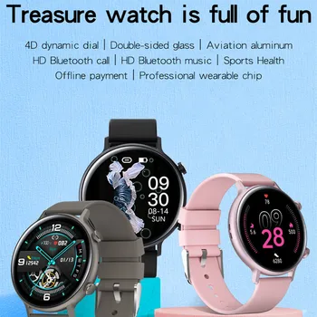 Fitneso Smart Watch Moterų GW33 PRO EKG PPG Smartwatch Vyrų 4D Dinaminis Ekrano Vandeniui IP68 Whatsapp Priminimas 