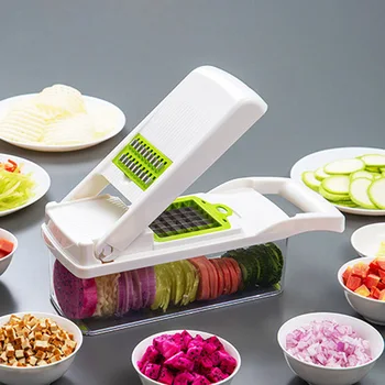 Daržovių cutter daugiafunkcinis Mandoline Slicer Vaisių, Bulvių Skustukas Morkų Tarka Virtuvės reikmenys krepšeliu daržovių peilis