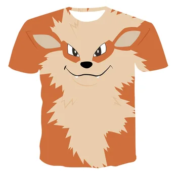 3D spausdinimo kietas gyvūnų spausdinti marškinėliai berniukui, mergina mados šuo, hip-hop, T-marškinėliai trumpomis rankovėmis Vaikų Vasaros T-shirt