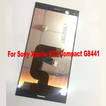 Testuotas Darbo Jutiklis LCD Ekranas Touch Panel Ekrano skaitmeninis keitiklis Asamblėjos Sony Xperia XZ1 Kompaktiškas G8441 Telefono Pantalla