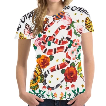 2021 Moterų Padidėjo Modelio Spausdinimo Marškinėlius Harajuku Lady Print T Shirt Juokinga Moteriška T-shirt Laisvalaikio Mada Botanika Estetinės Marškinėlius