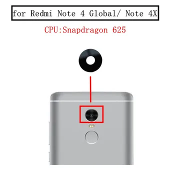 Už Xiaomi Redmi 4 Pastaba Global/ Pastaba 4X 3GB Atgal Galinio vaizdo Kamera, Stiklinis Lęšis Pagrindinės Kameros Stiklo Objektyvo Pakeitimas, Remontas, Atsarginės Dalys